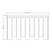 Z-Lite Viviana Flush Mount, 9-Light, 19.5 In.W x 11 In.H, Polished Nickel/Alabaster 345F20-PN - alternate 2